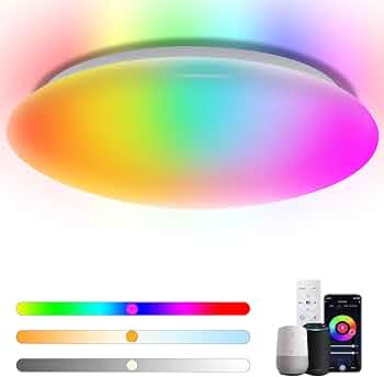 LEDシーリングライト ~6畳 Alexa認定 24W 2800lm Amazon.co.jp : ORALUCE LEDシーリングライト ~6畳 Alexa認定 RGB間接